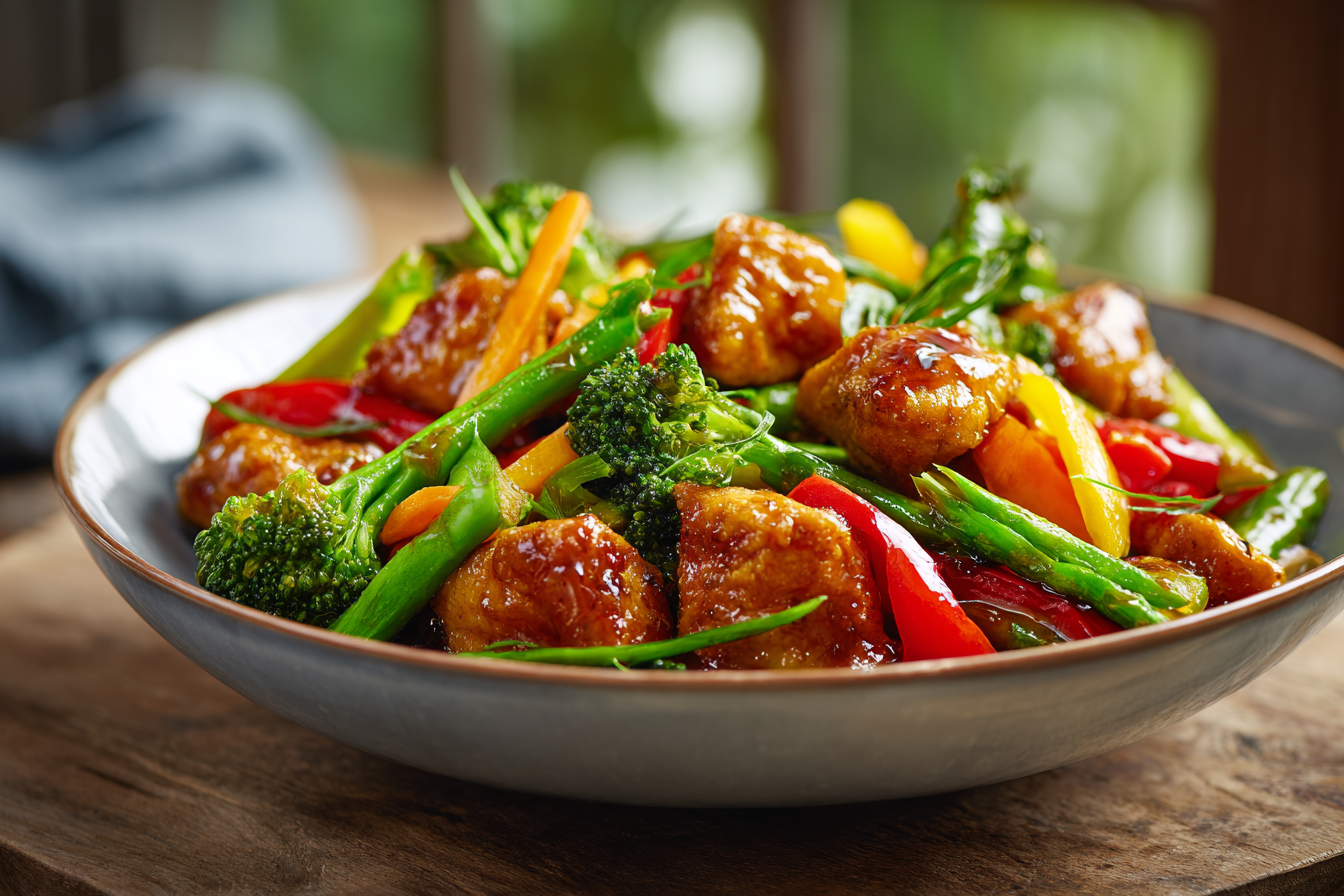 Quick and easy chicken stir fry