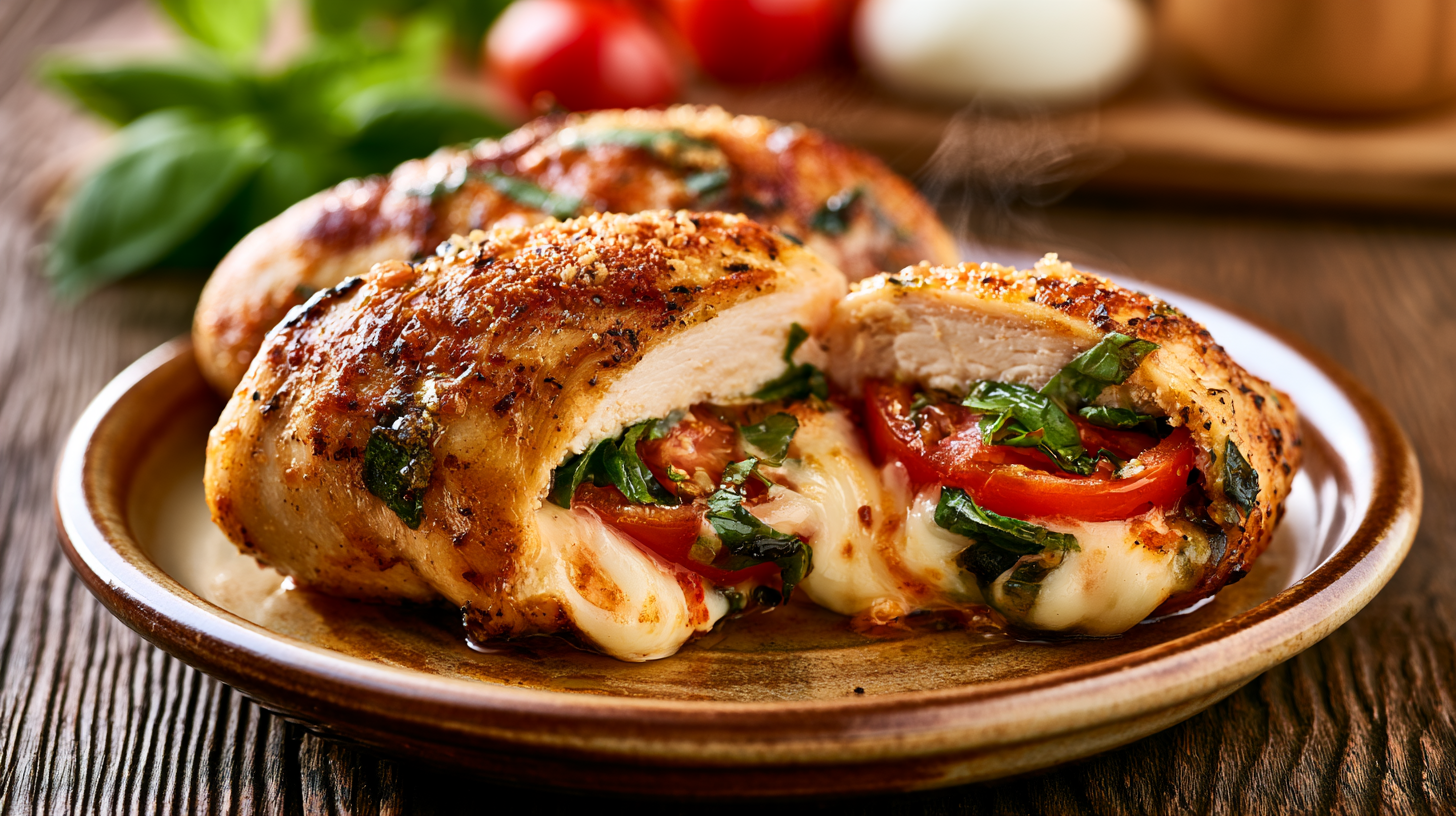 Caprese Stuffed Chicken