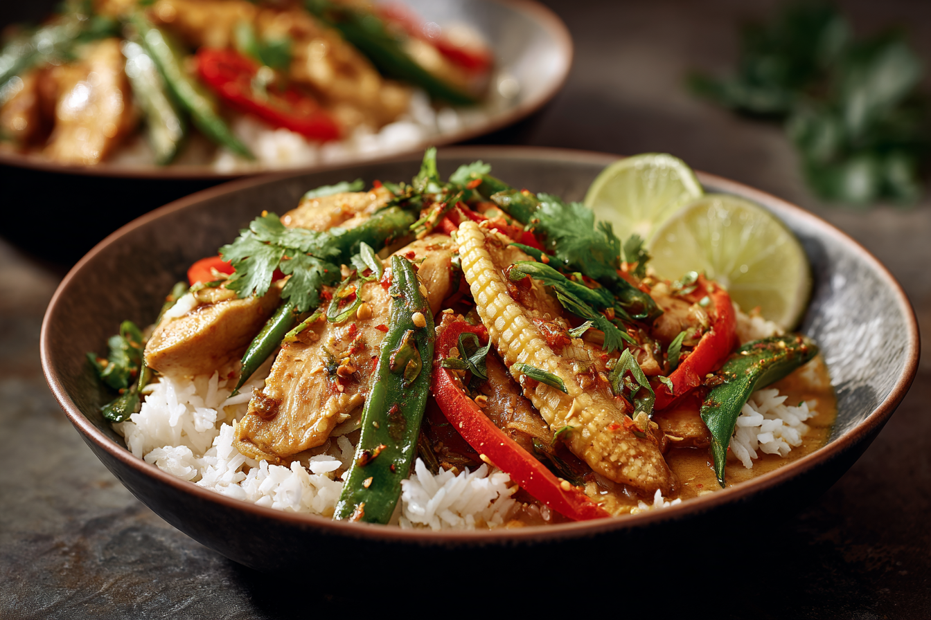 Chicken and Coconut Stir Fry