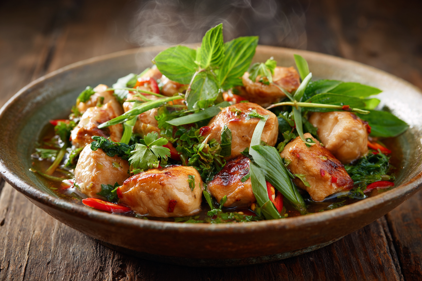 Chicken and Fresh Herb Stir Fry