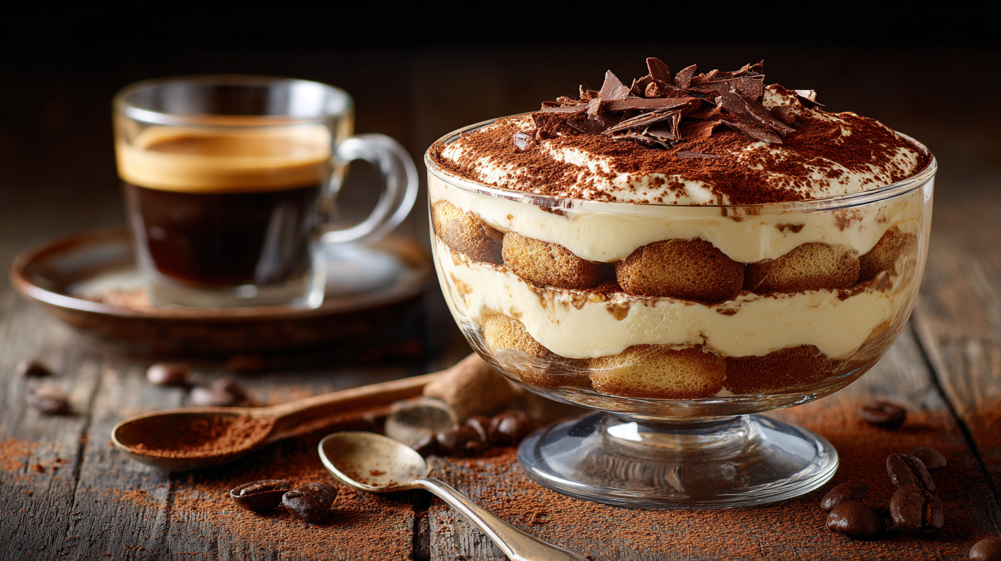 Classic Tiramisu with Espresso Cream