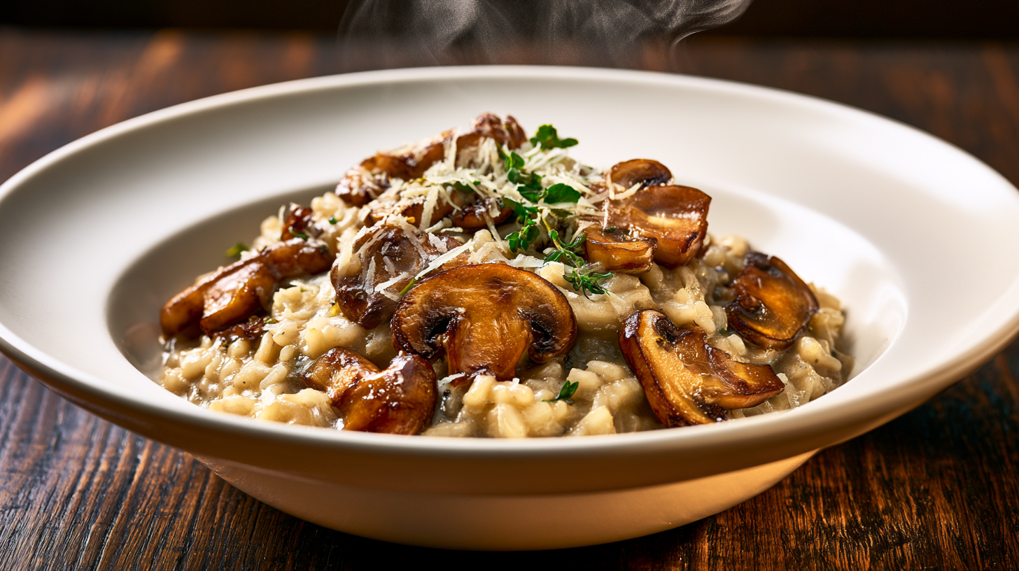 Creamy Mushroom Risotto