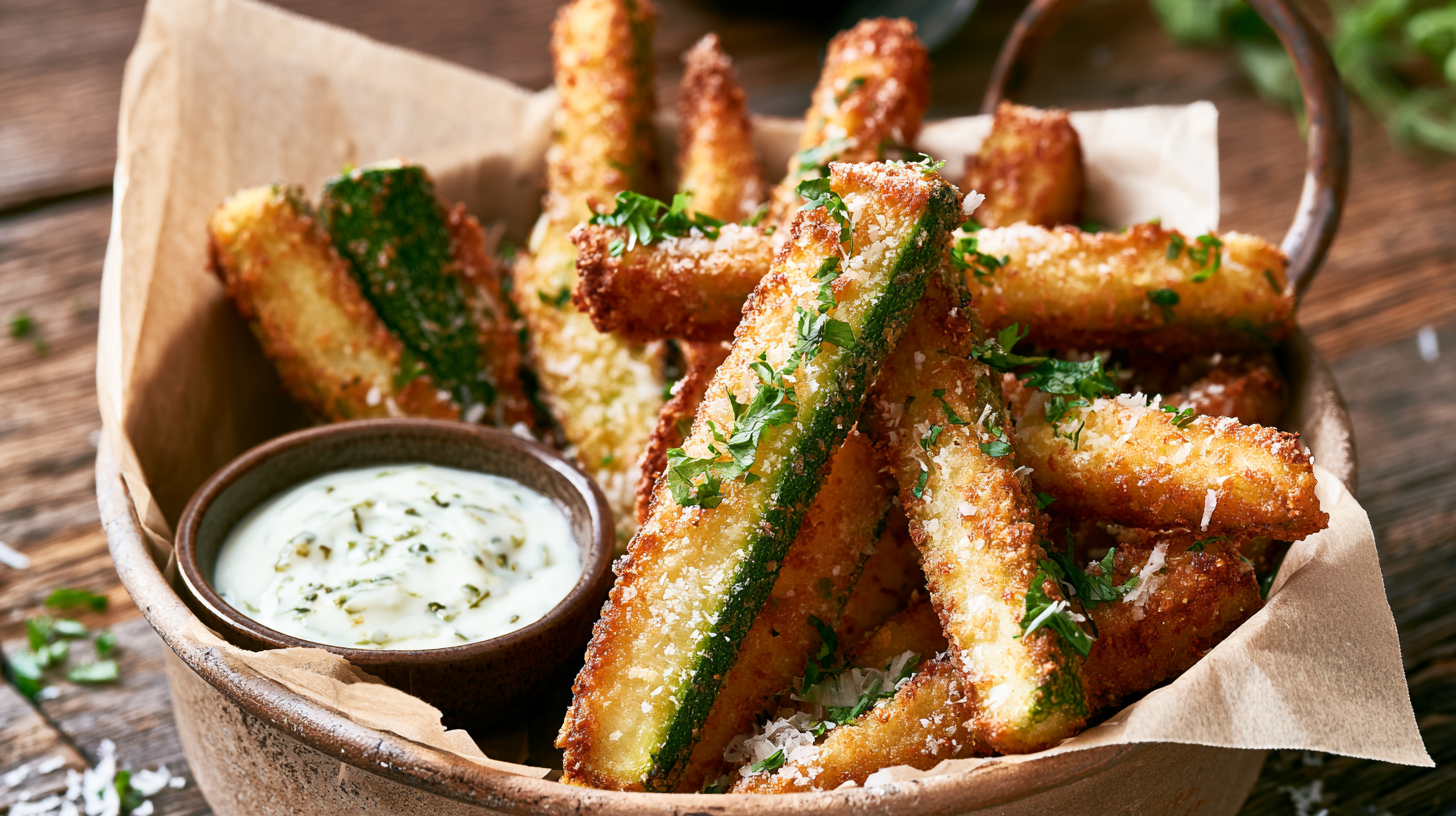 Copilot said:
Crispy Parmesan Courgette Fries