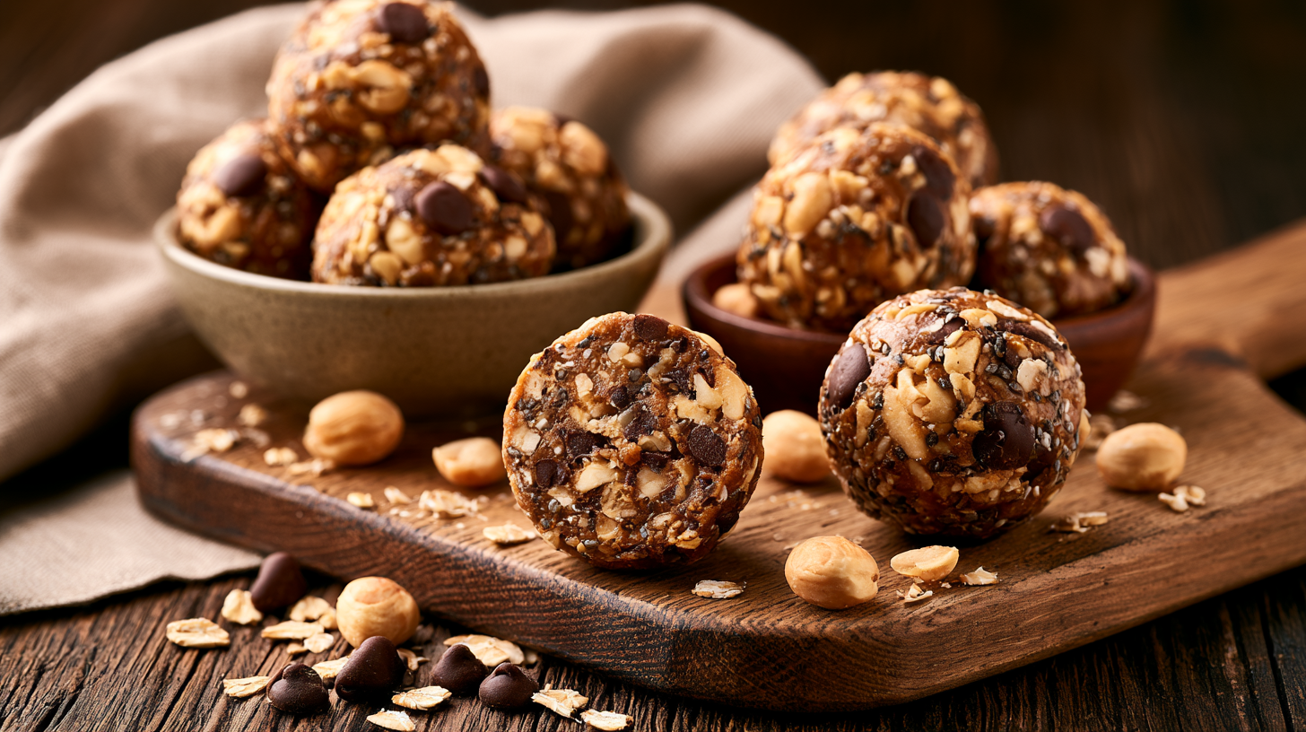 Crunchy Peanut Butter Energy Balls