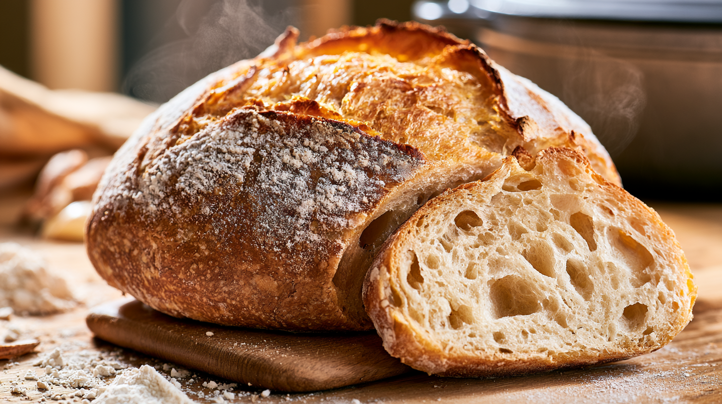 Easy No-Knead Crusty Bread