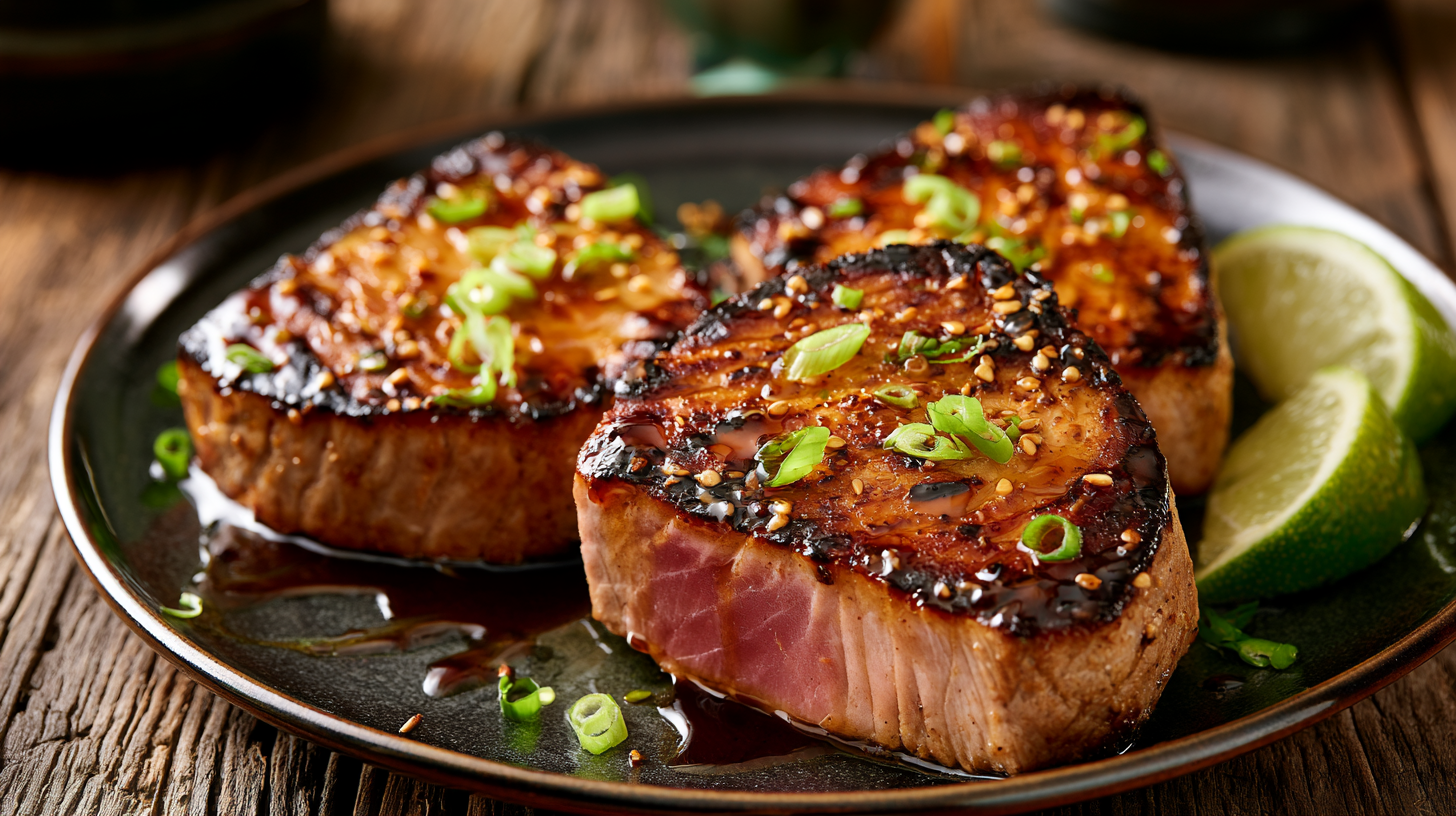 Honey Soy Glazed Tuna Steaks