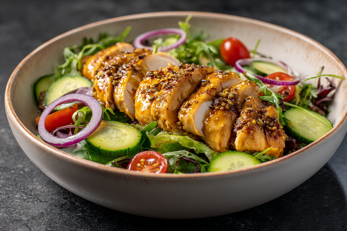 Honey and Mustard Chicken Salad