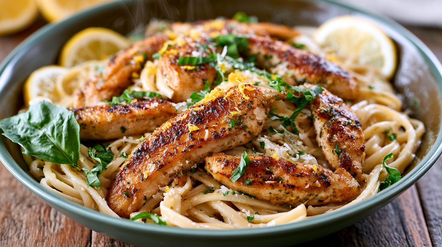 Lemon Herb Chicken Linguine