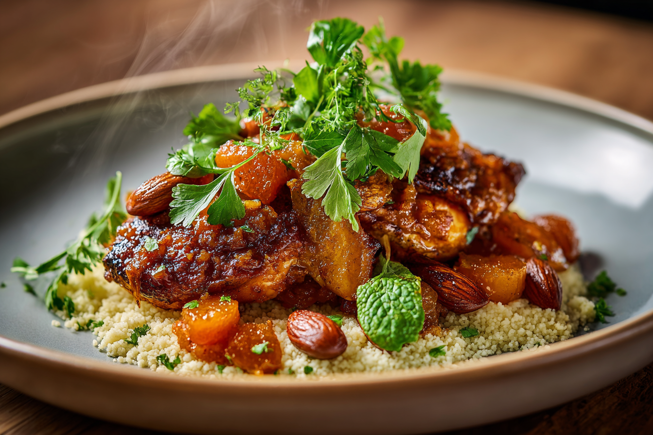 Moroccan Chicken with Honey