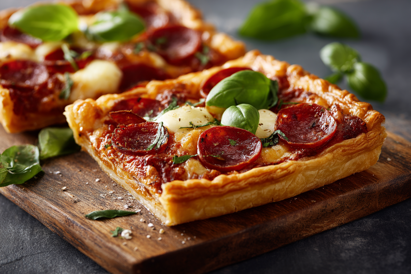 Pepperoni Pizza Tart
