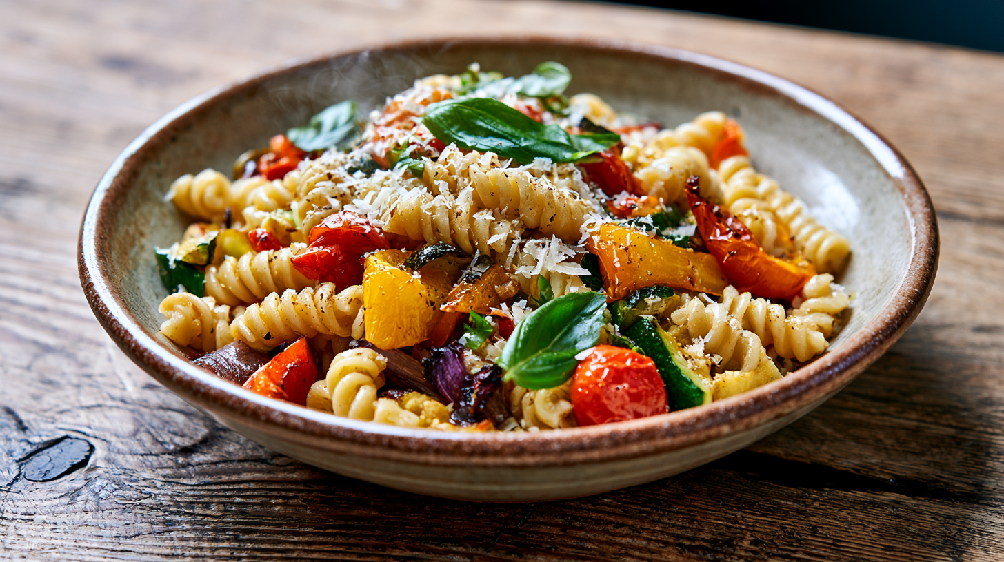Roasted Vegetable Fusilli Delight