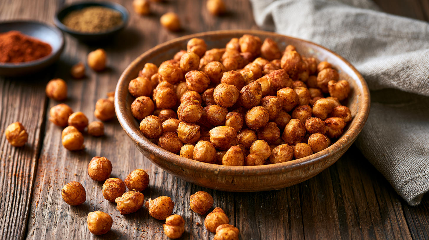 Smoky Paprika Roasted Chickpeas