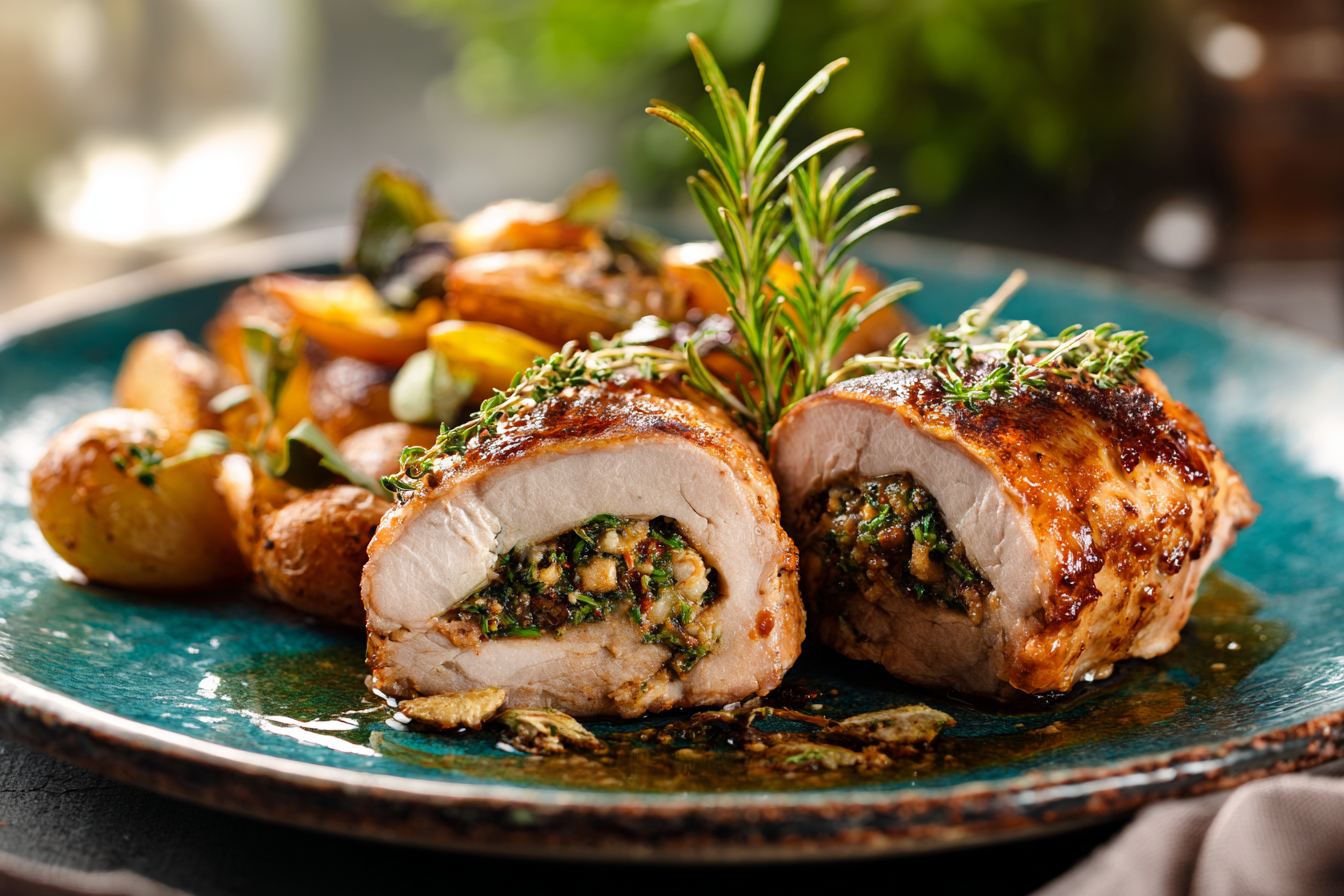 Stuffed Pork Escalopes