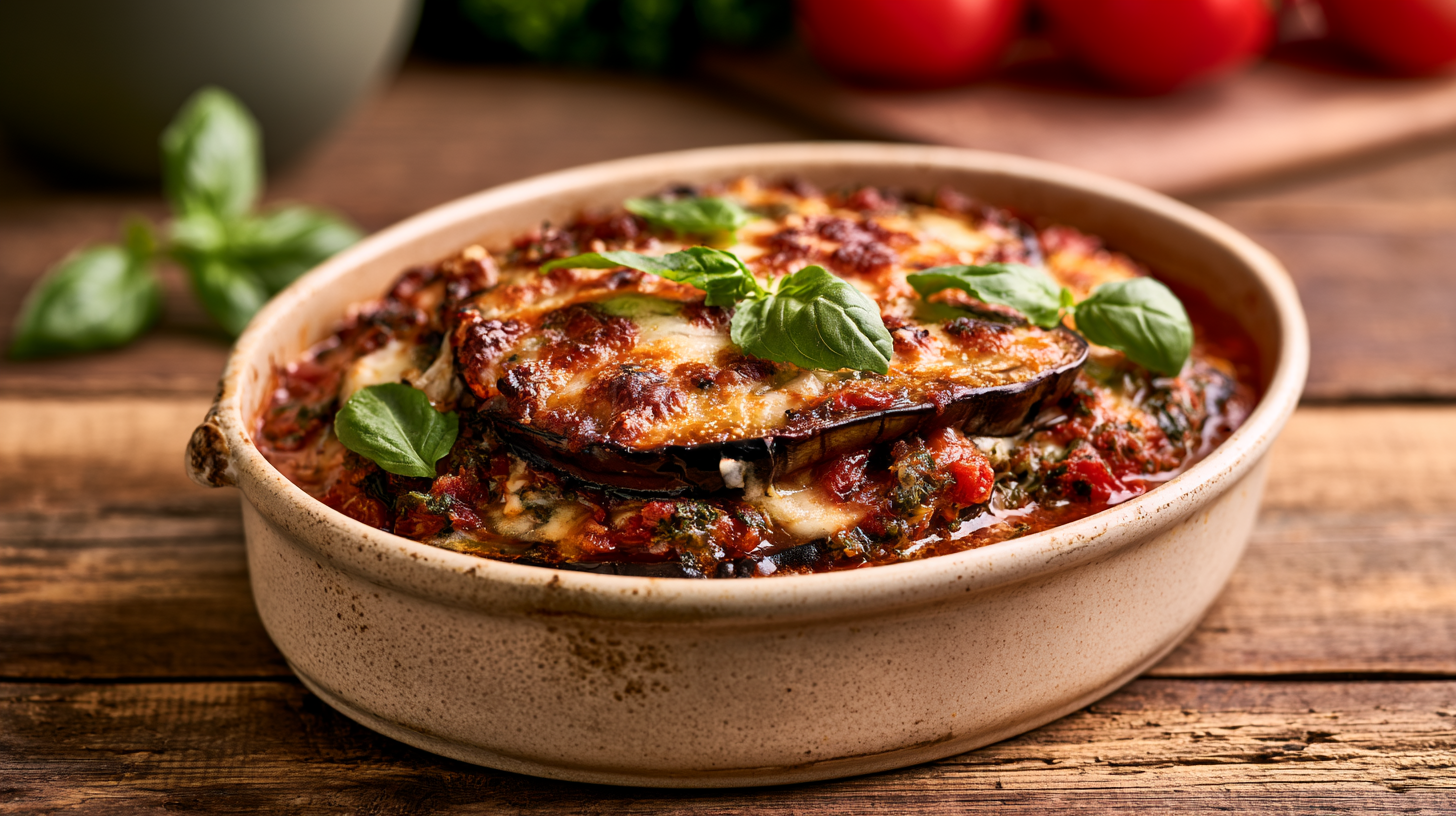 Aubergine Parmigiana
