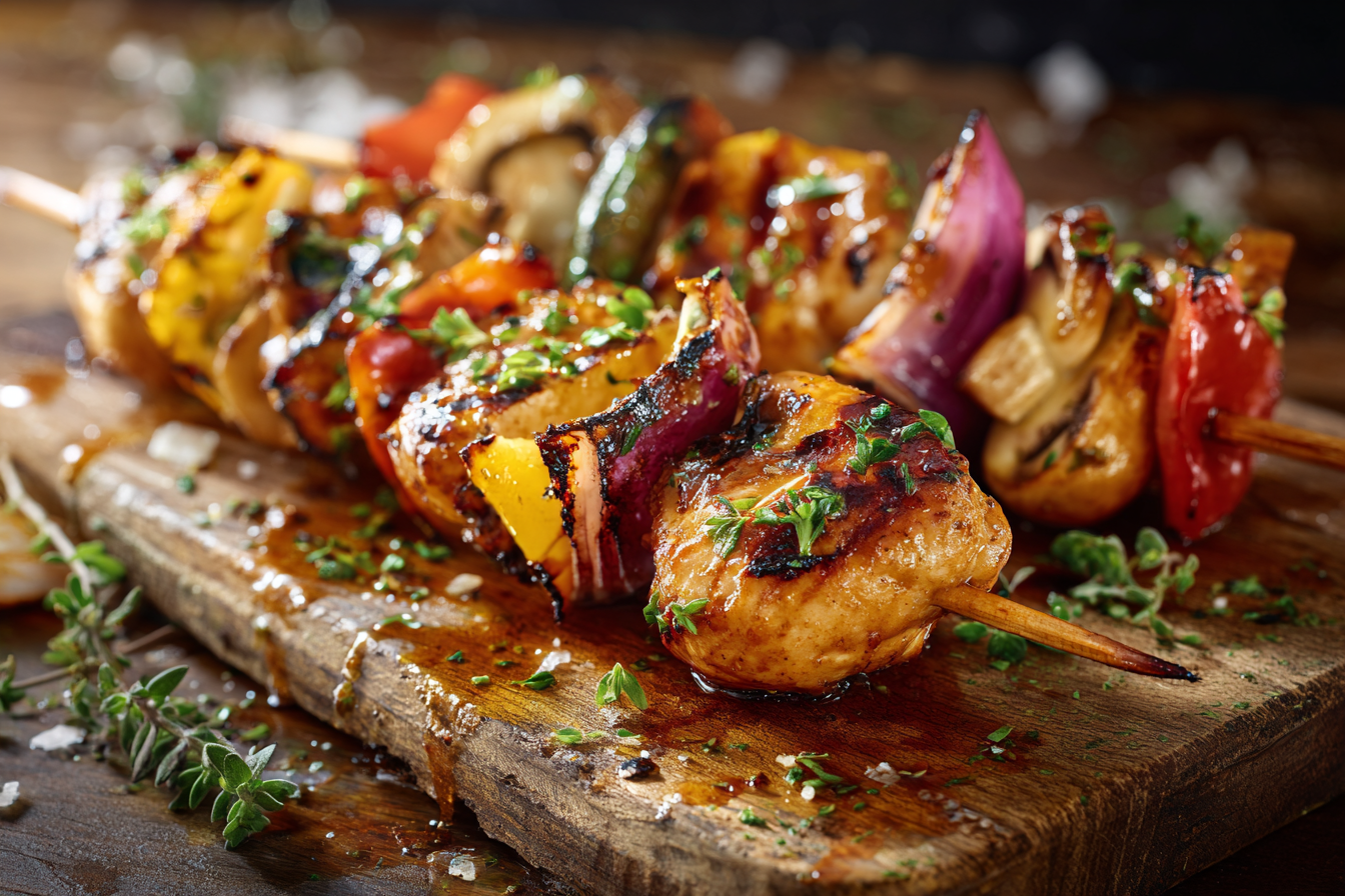 Chicken kebabs