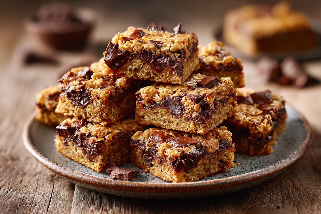 Flapjacks with Chocolate Chips