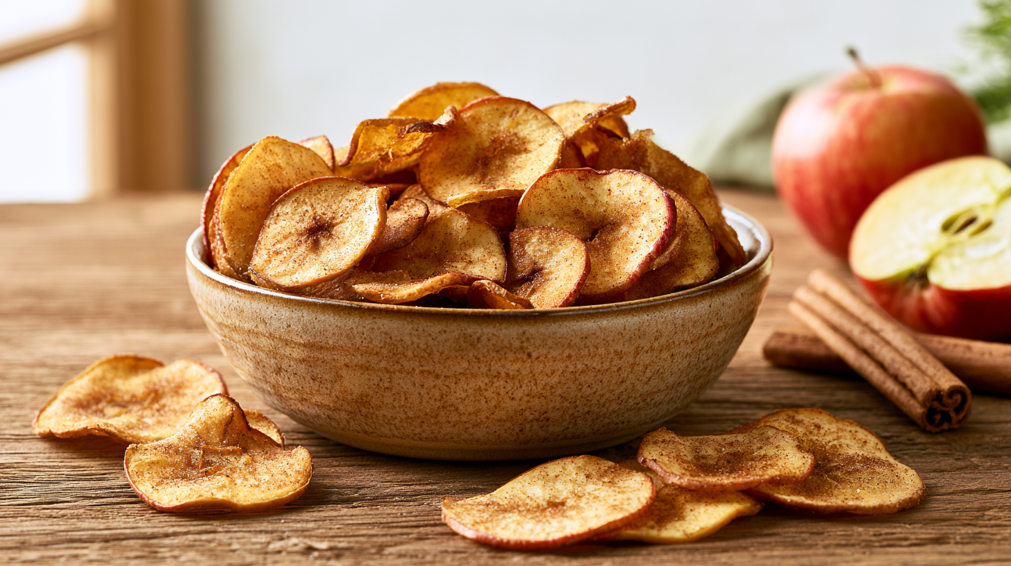 Cinnamon Sugar Apple Chips