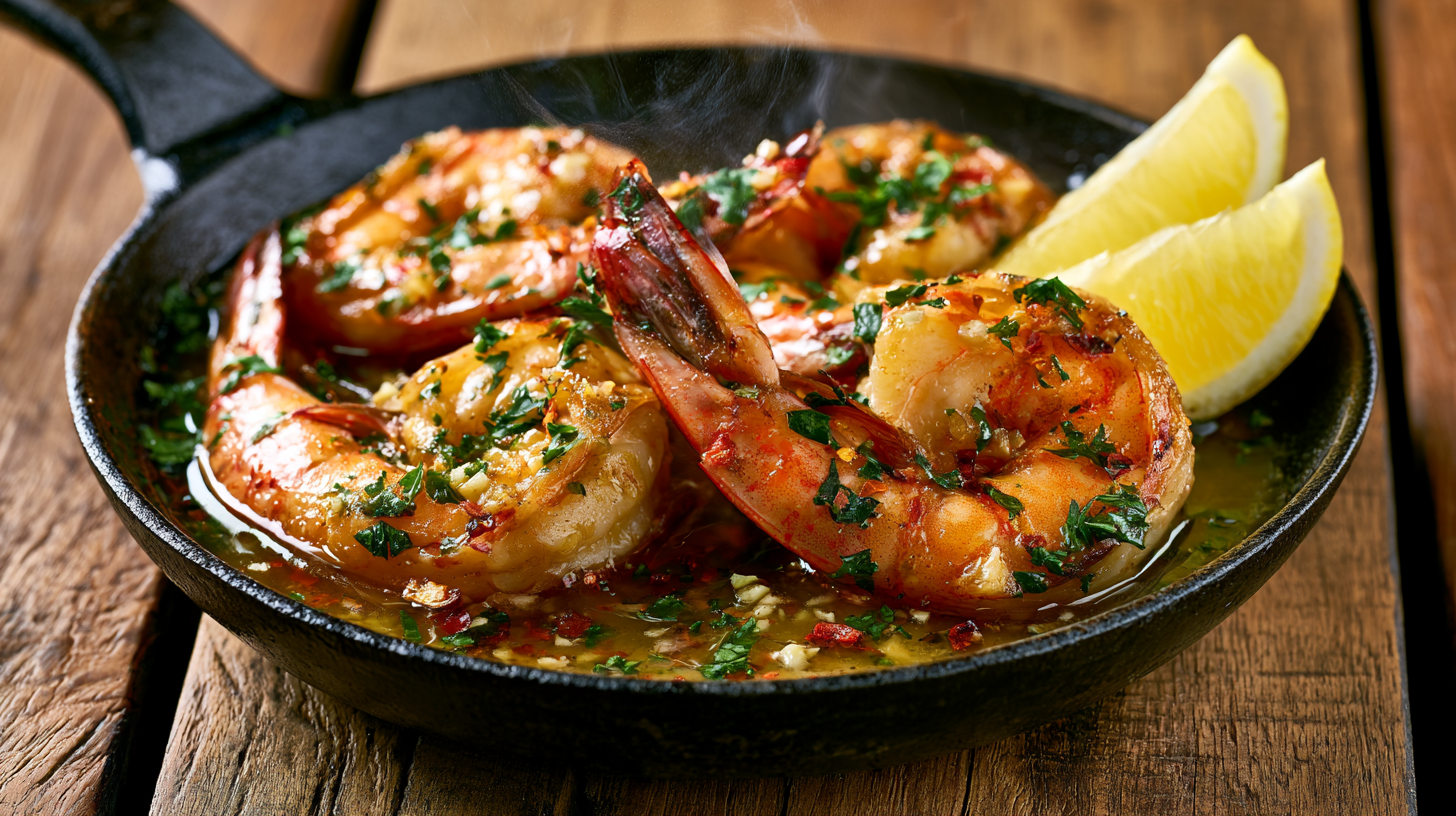 Garlic Butter King Prawns

